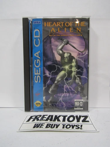 Sega CD Heart of the Alien, with Manual