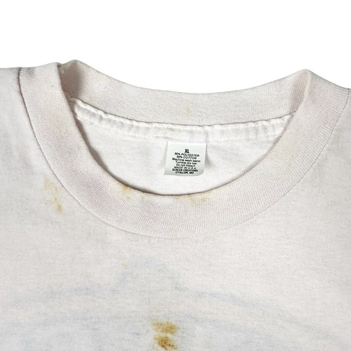 Vintage 90s 1990 CAMEL Joe T-Shirt Sleeve Pocket White XL - Picture 5 of 5