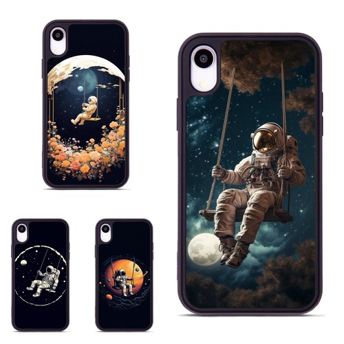 astronaut swing stars Moon For Samsung A15 A16 S23 S24 S25 Ultra FE Rugged Cover - 第 1/25 張圖片
