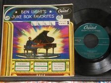 Ben Light's Juke Box Favorites Part 1, EAP 1-330, 45 RPM VG (28C)