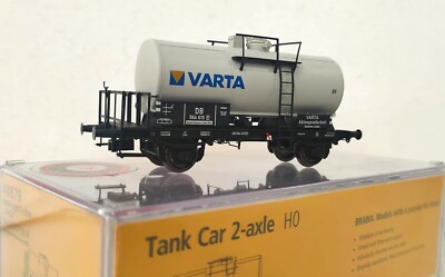 BRAWA 48879 DB carro cisterna 2 assi con terrazzino VARTA