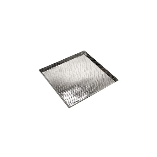 Deco Tray Serving Tray Bodentablett Square Hammered Tablet Metal - Picture 25 of 36