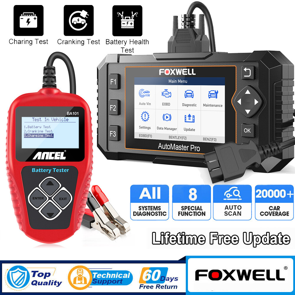 FOXWELL NT624 Elite Automotive OBD2 Scanner All System Car