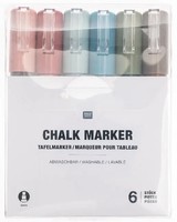 Tafelmarker Set Erdfarben, 6Tlg. In Polybox 2019 Rico-Design Tap