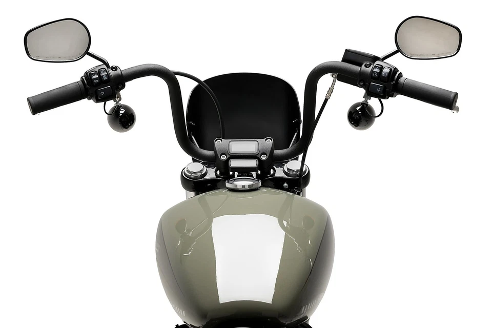 Puig Anarchy pour Harley davidson SOFTAIL STREET BOB FXBB Noir - Photo 3/4