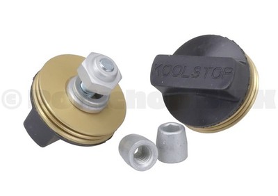 KOOL STOP Intl'l old school BMX finned bicycle brake pads GOLD