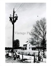 1948 Knoxville Tennessee Linemen Valley Authority Vintage Photo 7x9