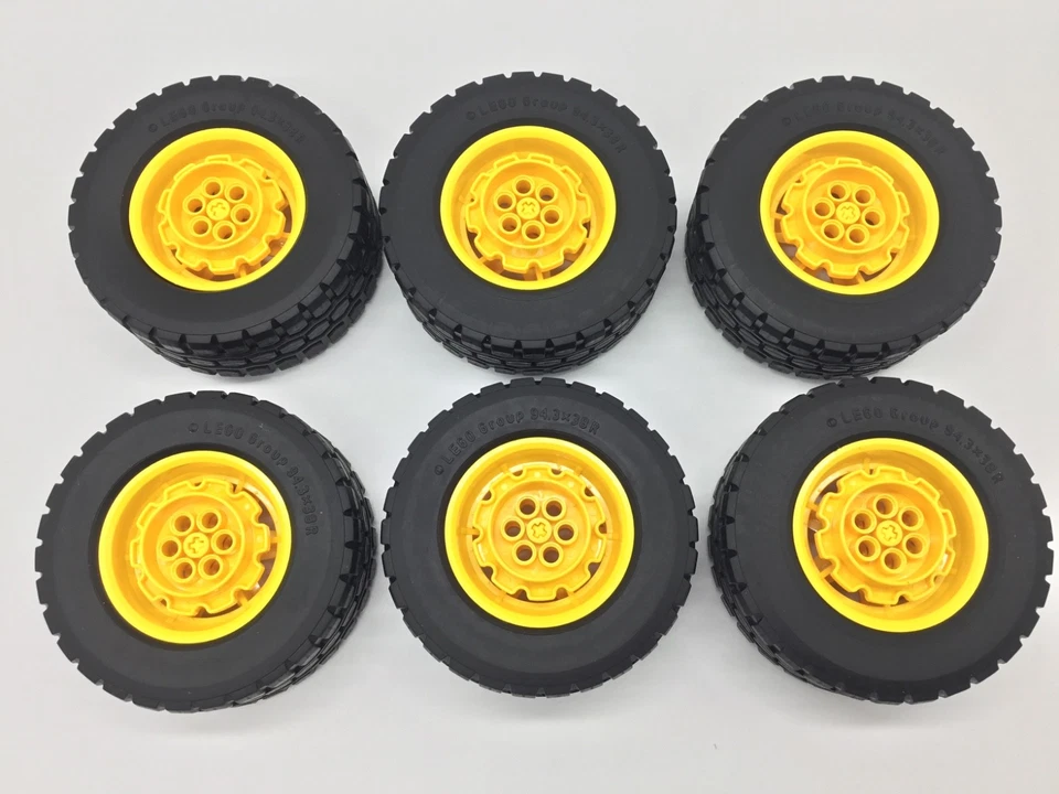 6x LEGO® Technic 42114 Rad / Reifen 94,3x38R 6x6 Volvo Technik Radsatz Wheel MOC - Bild 2 von 4