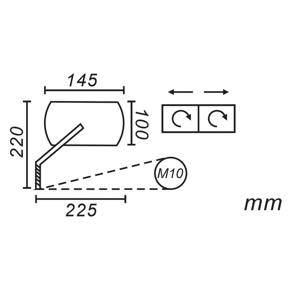 Espejo retrovisor para KTM 1290 Super Adventure 2018-2024 Right Hendler Foto 3 de 4
