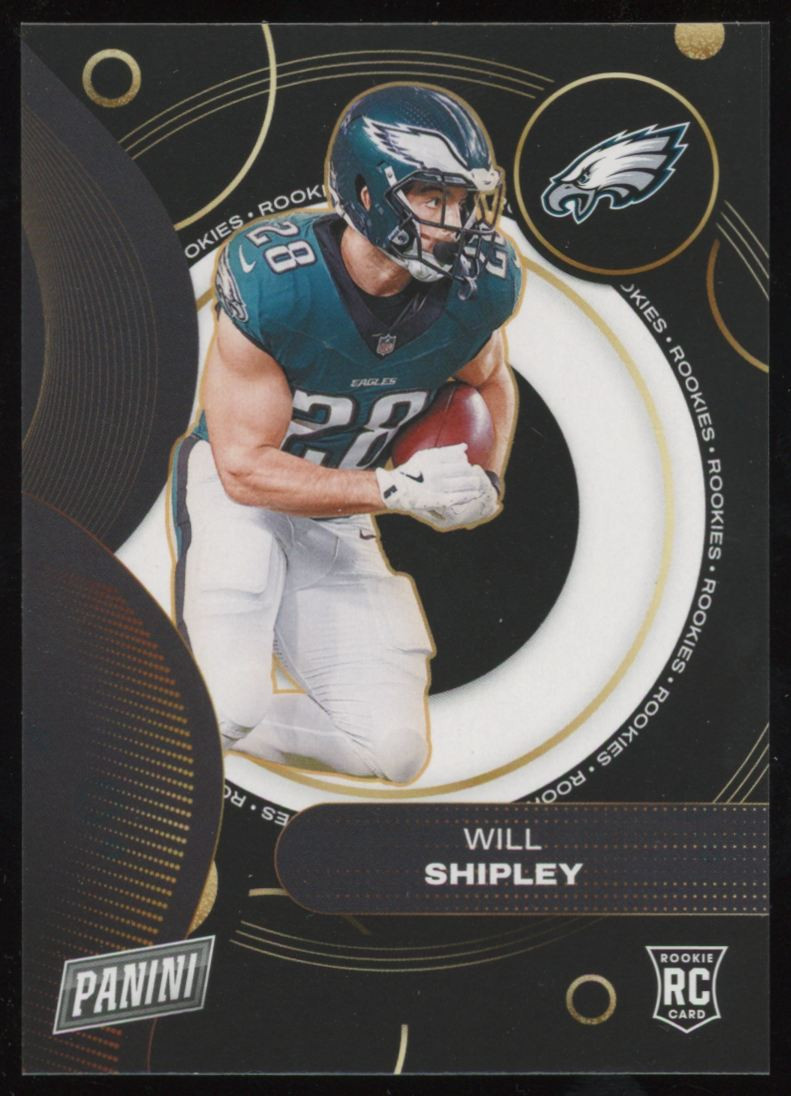 2024 Panini Player of the Day Will Shipley Rookie Philadelphia Eagles #RC16