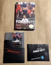 Mike Tyson’s Punch Out Cib Complete Box Game Manual No Letter Nintendo NES