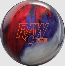 Hammer Raw Hammer Red/White/Purple Pearl Bowling Ball &ndash; Available in 10&ndash;16 lb