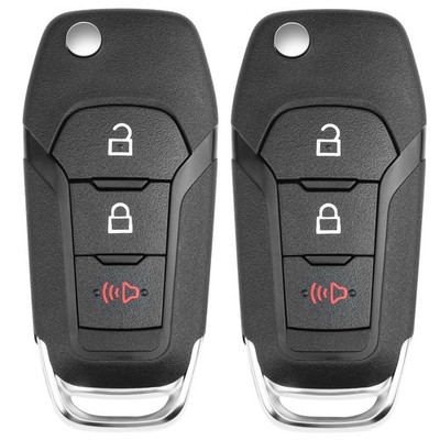 Flip Key Fob Replacement for Ford F150 F250 F350 2015 2016 2017 2018 2019 202...