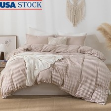 Microfiber Duvet Cover Set Softness All Season Comfort Hidden Zipper Pillowcases