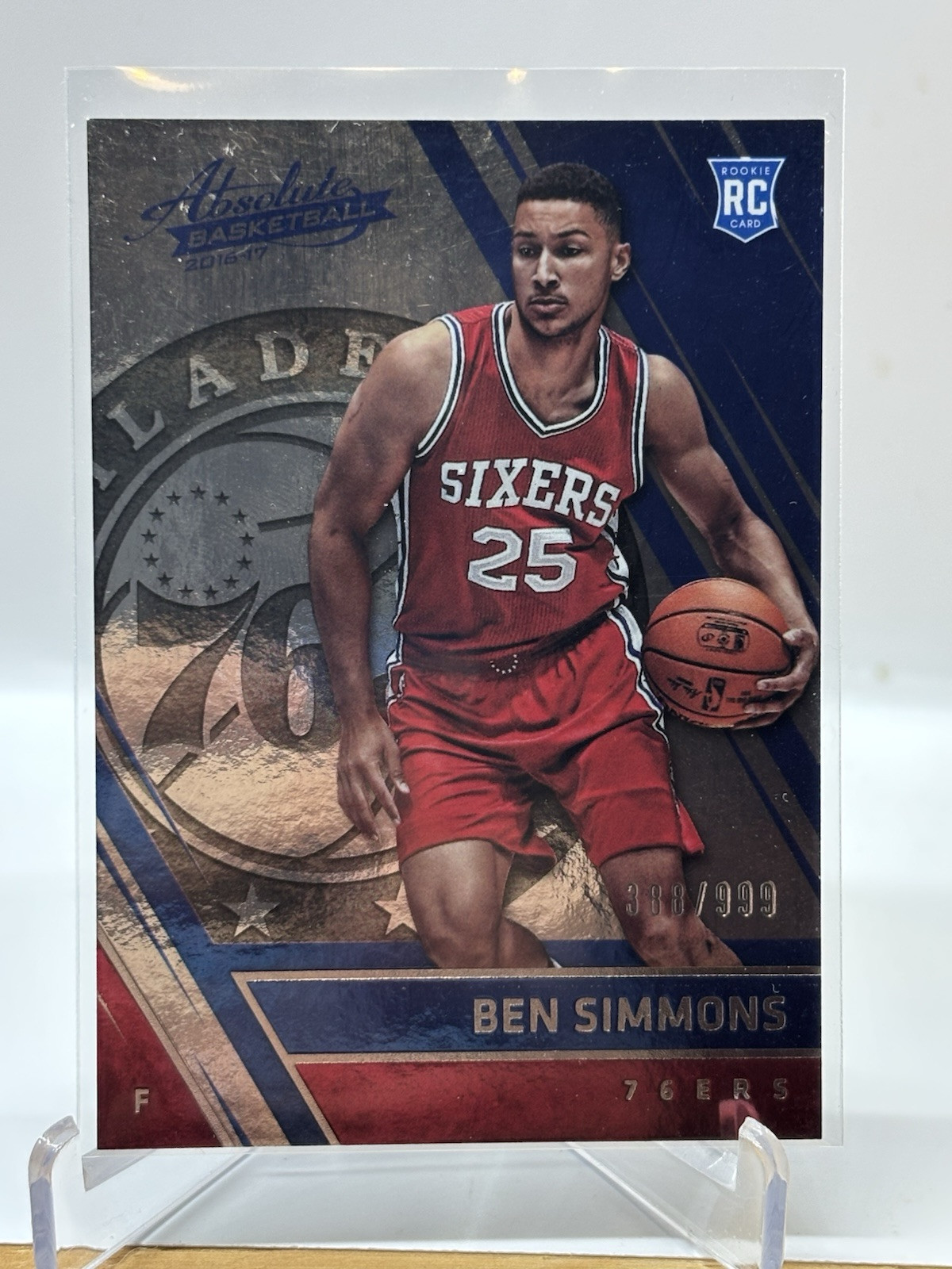 2016-17 Panini Absolute Rookies /999 Ben Simmons #200 Rookie RC