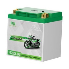 YTX30L-BS Lithium Motorcycle Battery LiFePO4 Engine Start YTX30L-12V-12AH