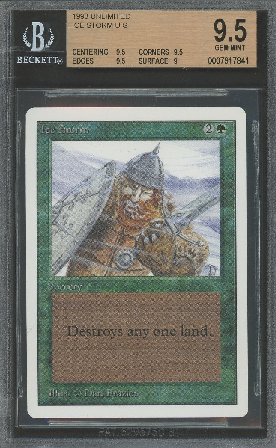 ICE STORM Unlimited BGS 9.5 Gem Mint Vintage MTG [Nostalgium]