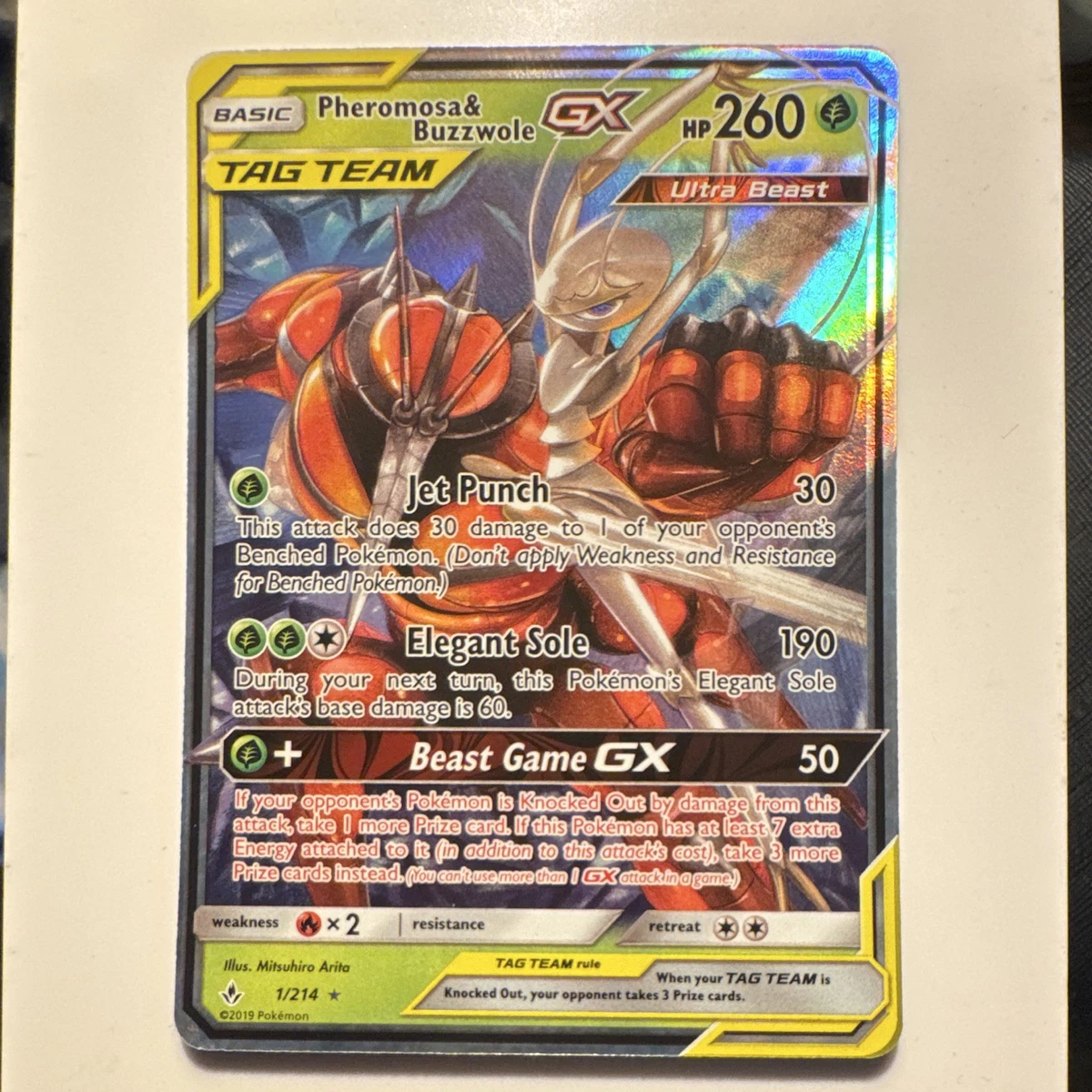 Pheromosa & Buzzwole GX Pokémon TCG Cards for sale | eBay