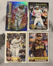 Topps Fernando Tatis Jr. (4 CARD LOT) - San Diego Padres El Niño