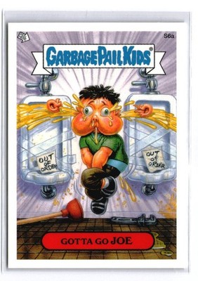 Scratch Out Joe Garbage Pail Kids GOTTA GO JOE S6a (GPK ANS2 All New 2) Scratch 'n ...