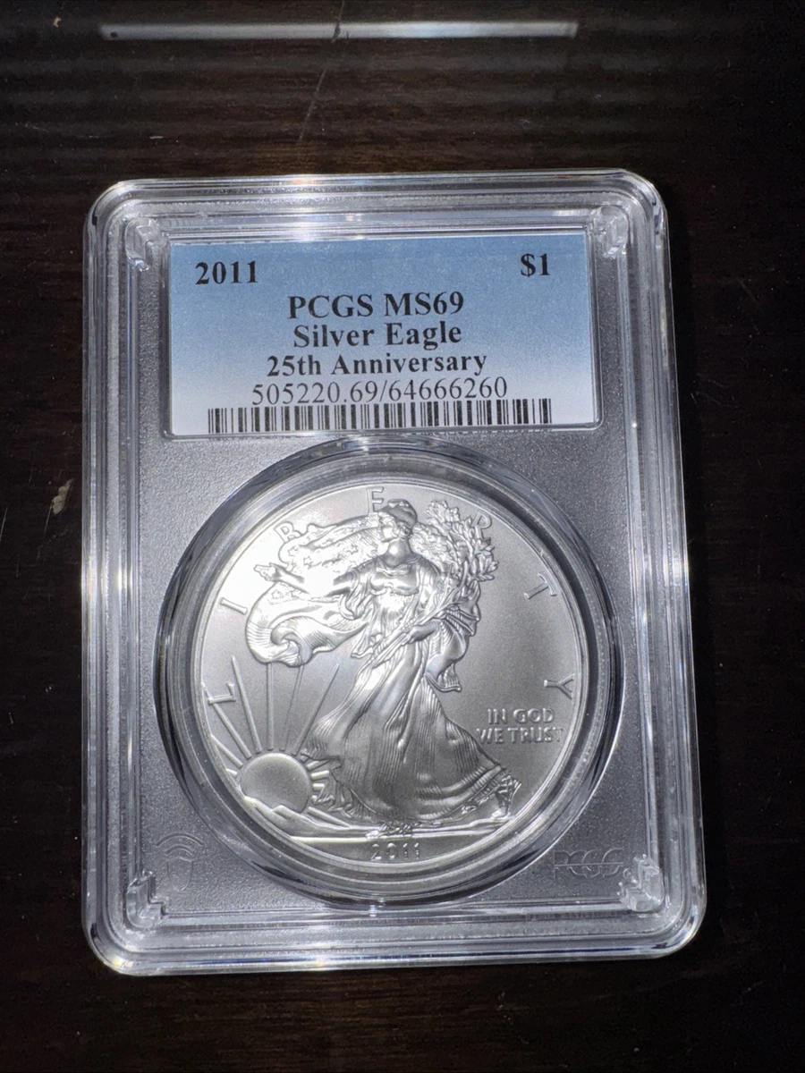 American Eagle MS 69 Graded 2011 Silver Bullion Coins for sale | eBay