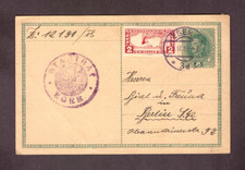 Sudetenland Postkarte nach Berlin Stempel EGER