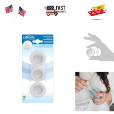 Narrow Storage/Travel Caps for Anti-colic Options Baby Bottles, fits 8 oz/25...