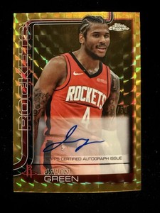 NBAカード JALEN GREEN AUTO Jalen Green Autographed 2021-22 Hoops Tribute Rookie Card #54