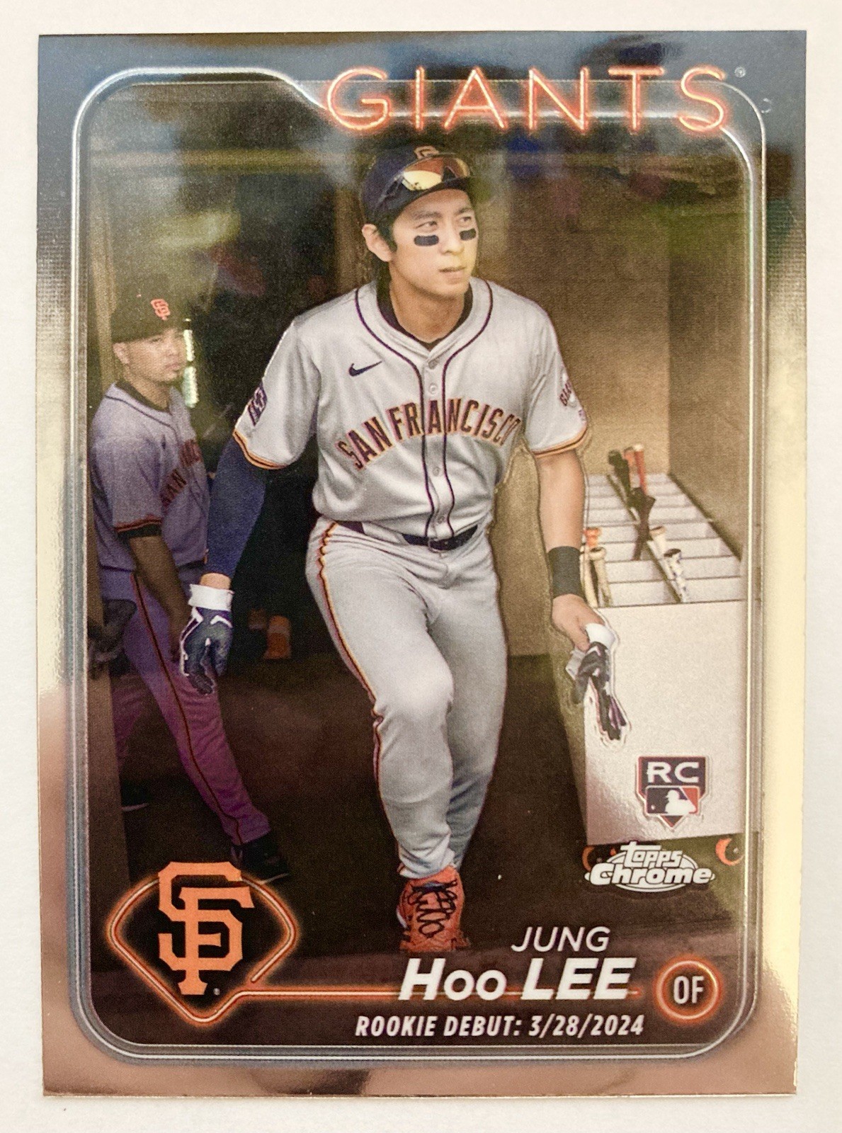 2024 Topps Chrome Update #USC185 JUNG HOO LEE Rookie Debut RC Card Giants
