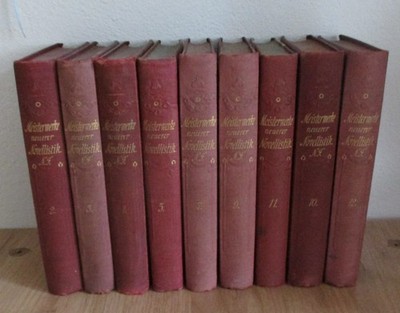 9 mal Meisterwerke neuerer Novellistik  Band 1-2-3-5-7-9-10-11-12