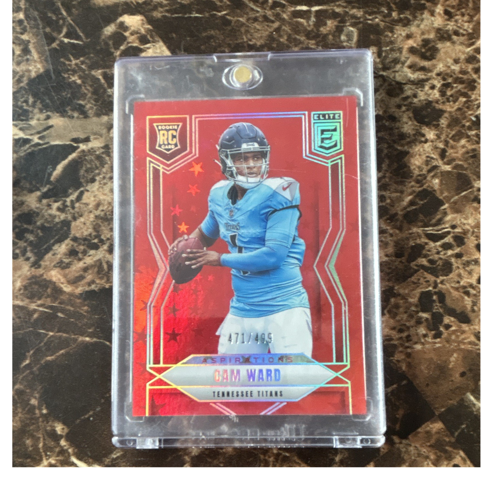 Panini 2025 Donruss Elite Cam Ward Aspirations Rookie #101 /499 Titans