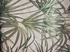 Image of Luxury Vinyl Palm Leaf Green & Gold Wallpaper – M95624