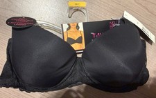 No Boundaries T Shirt Bra 36C Converts To RacerBack Black New