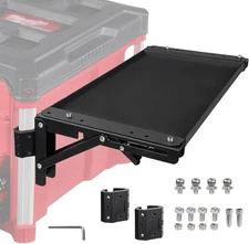 Foldable Magnetic Table for Packout Toolbox, No-Drill Side Tray Accessor