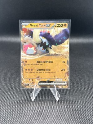 Great Tusk ex 123/198 Sv01: Scarlet & Violet Base Set Holo