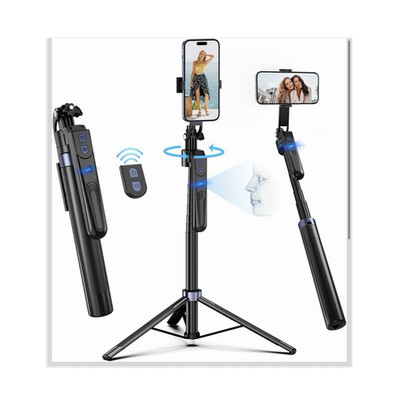 Auto Face Tracking Tripod 360 Rotation with Stand, Remote & Gesture Control