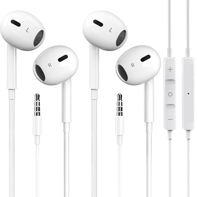 2 Packs for Iphone Earbuds Wired Headphones Earphones with 3.5Mm Wired [Mfi Cert