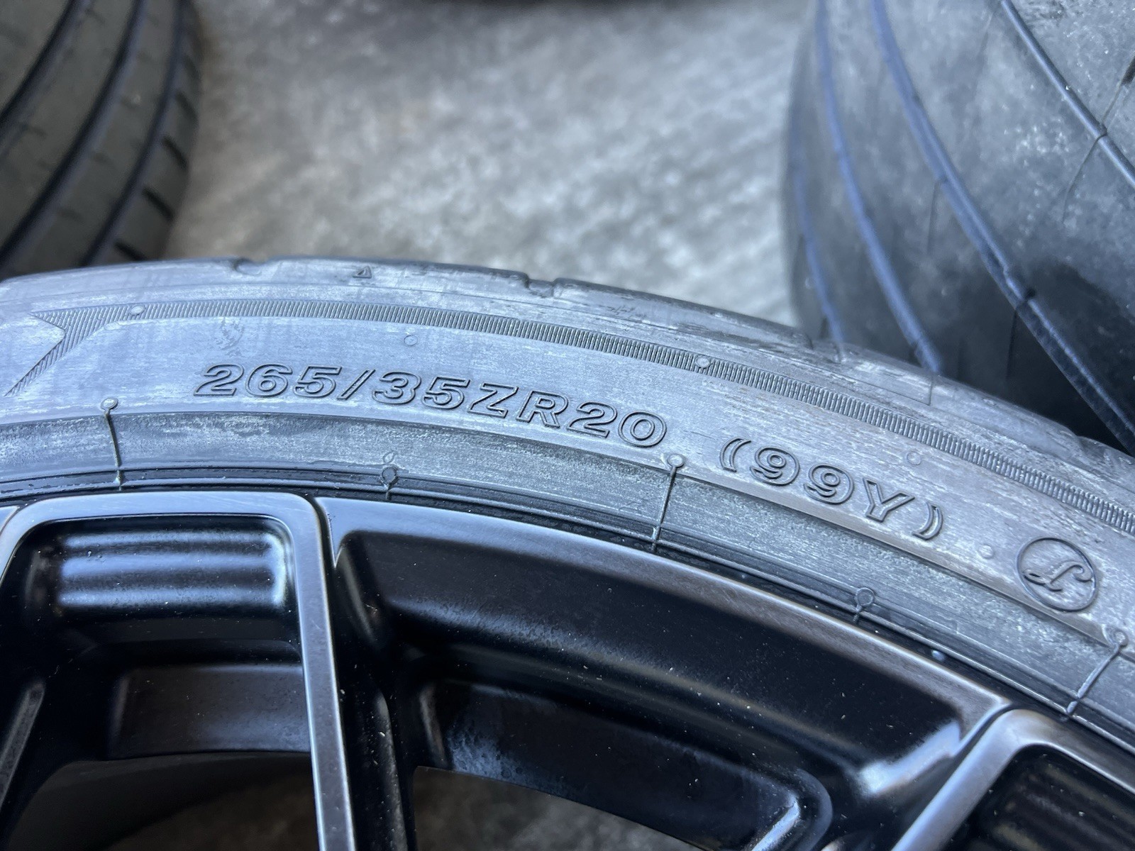 20/21" OEM Lamborghini Revuelto Black Wheels Rims Bridgestone Tires