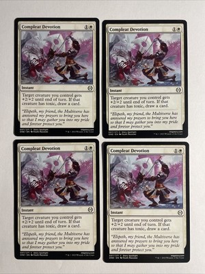 4x Mtg Phyrexia All Will Be One Compleat Devotion NM/M Magic The Gathering
