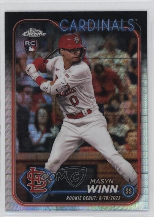 2024 Topps Chrome Update Rookie Debut Prism Refractor Masyn Winn #USC23 1wv