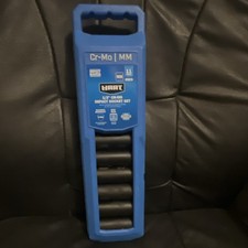Impact Socket Set New Work Good Condition 12drive 11pices Set