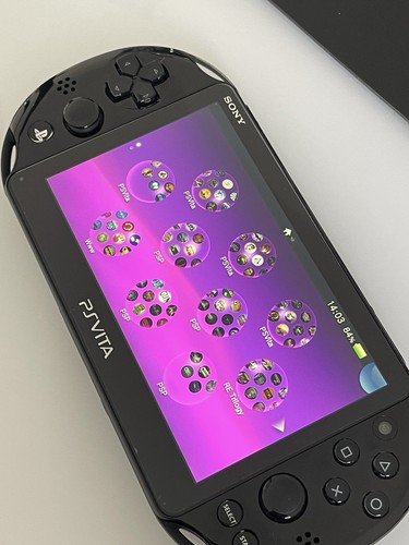 Sony PS Vita Slim PCH-2003 kommt mit Tragetasche 128gb Playstation