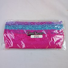 Cami Secret Clip-On Mock Camisoles Set of 3 Deluxe Brights Brand New and Sealed