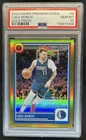 2023-24 Panini Hoops Premium Stock Luka Doncic Gold Prizm #/10 Mavericks PSA 10