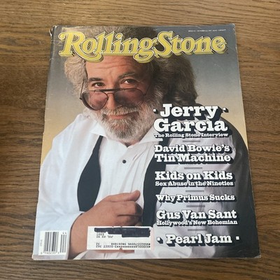Rolling Stone #616 Jerry Garcia cover, Gus Van Sant, Tin Machine, Primus