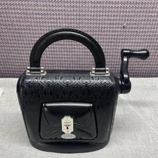 Used Sizzix SophistiCut 2013 Portable Die Cutting Machine Black Purse Box