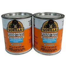 Gorilla Waterproof Patch & Seal Liquid Rubber Sealant Coating 16 fl oz White