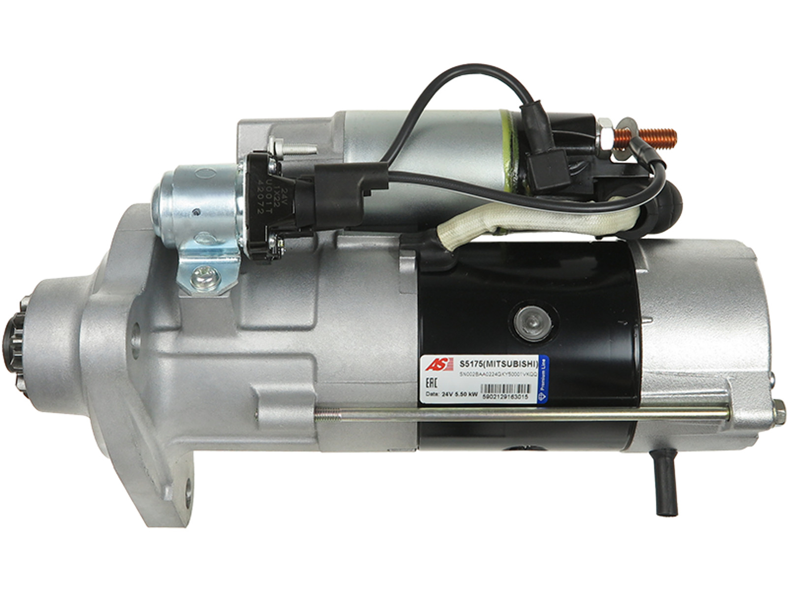 Brand New Starter Motor 24V 5.5kW 12T MITSUBISHI for IVECO EUROTRA A OE M9T69371