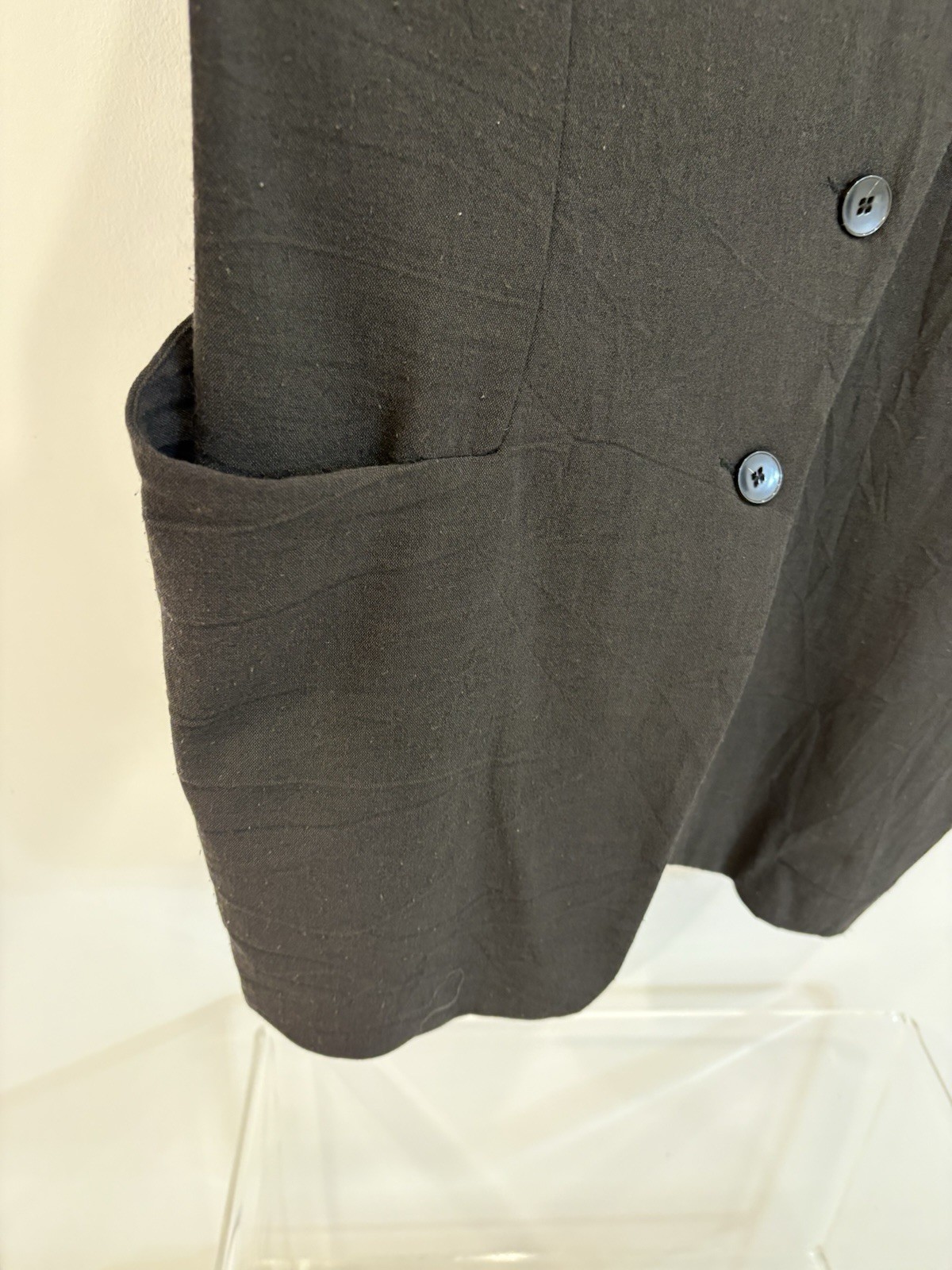 Lilith Asymmetrical Button Pockets Jacket Women B… - image 12