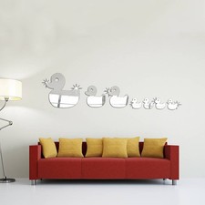 Aufkleber Spiegel Wandaufkleber Wohnzimmer Wohndeko Oberfläche